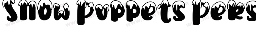 Snow Puppets Personal Use字体转换